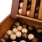 WE Games Wood Captain's Mistress Game (4 balls in a row) 11.38 inches